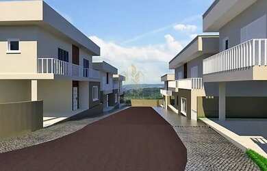 Imagem: A casa em condomínio possui 4 Dormitórios, 3 Banheiros, 4