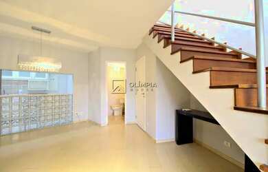 Imagem: O apartamento na cobertura possui 2 Dormitórios, 2 Banheiros