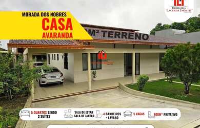 Imagem: A casa em condomínio possui 5 Dormitórios, 5 Banheiros, 5