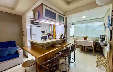 Imagem 11: Apartamento 2 dormitórios mobiliado com churrasqueira no Centro Capão da Canoa