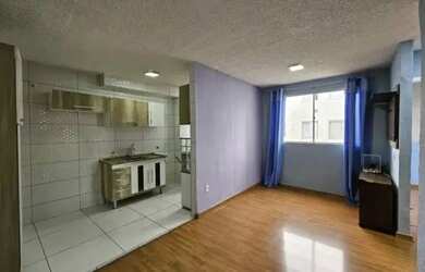 Imagem: O apartamento possui 2 Dormitórios, 1 Banheiro, 1 Vaga na garagem