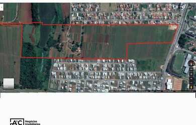 Imagem: O terreno à venda possui e está localizado em Parque Ortolândia