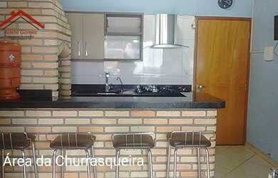 Imagem: O apartamento na cobertura possui 3 Dormitórios, 2 Banheiros