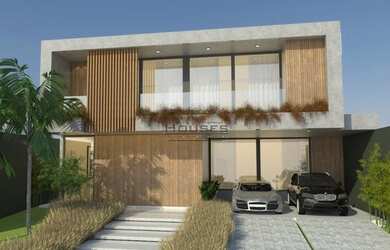 Imagem: A casa em condomínio possui 5 Dormitórios, 5 Banheiros, 4