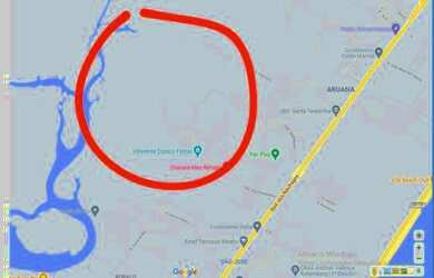 Imagem: O terreno possui 49.436m² de Área e está localizado em Aruana