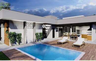 Imagem: A casa possui 3 Dormitórios, 3 Banheiros, 2 Vagas na garagem