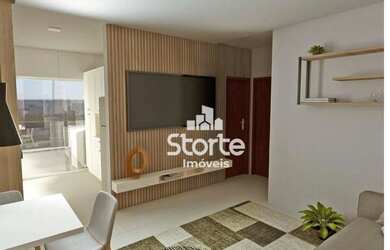 Imagem: O apartamento possui 2 Dormitórios, 2 Banheiros, 1 Vaga na