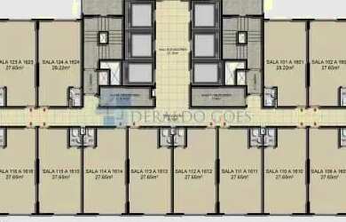 Imagem 14: Sala comercial nova com área privativa de 28 m²