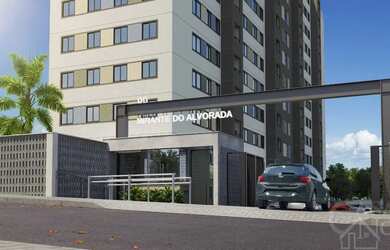 Imagem: O apartamento possui 2 Dormitórios, 1 Banheiro, 1 Vaga na garagem