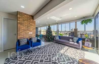 Imagem: O apartamento na cobertura possui 2 Dormitórios, 3 Banheiros