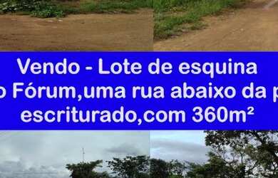 Imagem: O terreno possui 360m² de Área e está localizado em Parque