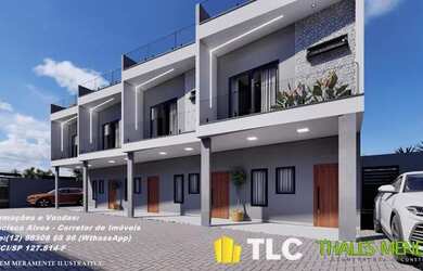 Imagem: A casa em condomínio possui 2 Dormitórios, 3 Banheiros, 1