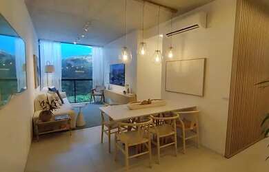 Imagem: O apartamento na cobertura possui 2 Dormitórios, 2 Banheiros