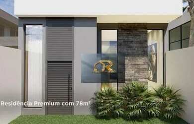 Imagem: A casa possui 3 Dormitórios, 2 Banheiros, 2 Vagas na garagem