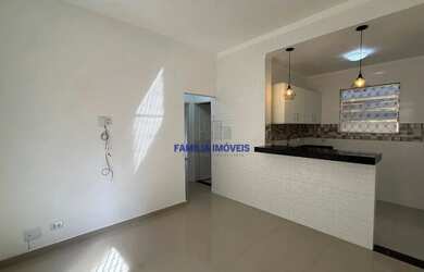 Imagem 3: Apartamento alugar ou vender 2 quartos 1 vaga Embaré Santos/SP