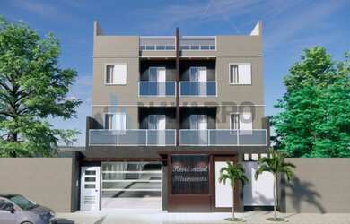 Imagem: O apartamento possui 2 Dormitórios, 1 Banheiro, 1 Vaga na garagem