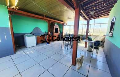 Imagem: O apartamento na cobertura possui 4 Dormitórios, 2 Banheiros