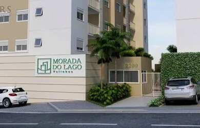 Imagem: O apartamento possui 2 Dormitórios, 1 Banheiro, 1 Vaga na garagem