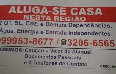 Imagem: A casa possui 2 Dormitórios, 1 Banheiro, 40m² de Área e
