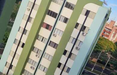 Imagem: O apartamento possui 1 Dormitório, 1 Banheiro, 1 Vaga na garagem