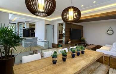 Imagem: O apartamento na cobertura possui 3 Dormitórios, 3 Banheiros