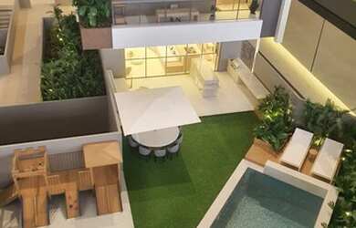 Imagem: A casa em condomínio à venda possui 4 Dormitórios, 5 Banheiros