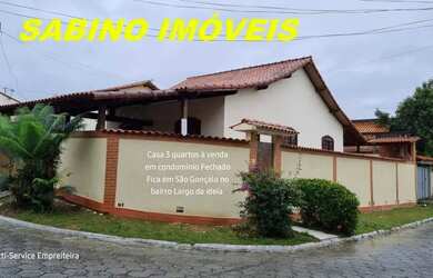 Imagem: A casa em condomínio possui 3 Dormitórios, 2 Banheiros, 3