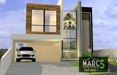 Imagem: A casa em condomínio possui 4 Dormitórios, 5 Banheiros, 2