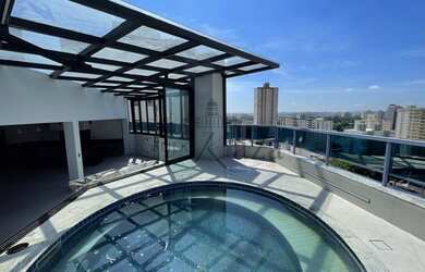 Imagem: O apartamento na cobertura possui 5 Dormitórios, 5 Banheiros