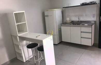 Imagem: A kitnet possui 1 Dormitório, 1 Banheiro, 18m² de Área e