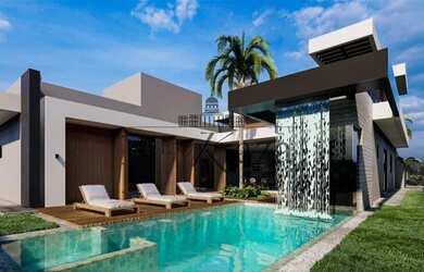 Imagem: A casa em condomínio possui 3 Dormitórios, 4 Banheiros, 2