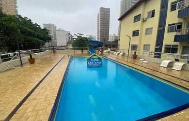 Imagem: O apartamento possui 1 Dormitório, 1 Banheiro, 1 Vaga na garagem