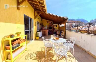 Imagem: O apartamento na cobertura possui 4 Dormitórios, 2 Banheiros