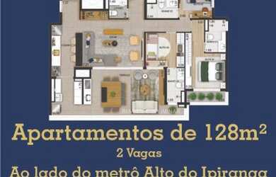 Imagem: O apartamento possui 3 Dormitórios, 4 Banheiros, 2 Vagas na