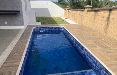 Imagem: A casa em condomínio possui 3 Dormitórios, 3 Banheiros, 2