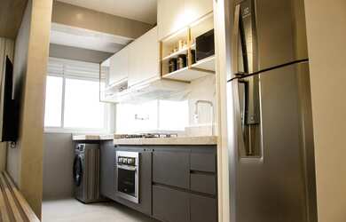 Imagem: O apartamento possui 2 Dormitórios, 2 Banheiros, 1 Vaga na