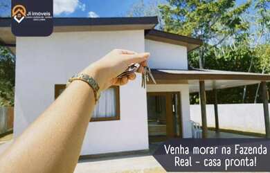 Imagem: A casa em condomínio possui 3 Dormitórios, 2 Banheiros, 1