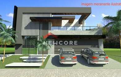 Imagem: A casa em condomínio possui 4 Dormitórios, 5 Banheiros, 3