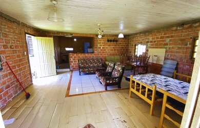 Imagem 4: Casinha de praia barato. Churrasqueira, Imóvel mobiliado, Vista para...