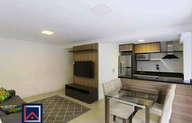 Imagem: O apartamento possui 1 Dormitório, 2 Banheiros, 1 Vaga na garagem