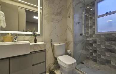 Imagem 15: APARTAMENTO MOBILIADO 02 QUARTOS 02 SUITES 01 VAGA COM LAZER COMPLETO...