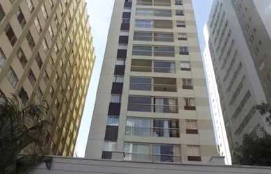 Imagem: O apartamento possui 1 Dormitório, 1 Banheiro, 1 Vaga na garagem