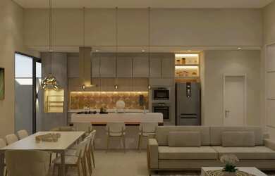 Imagem: A casa em condomínio à venda possui 3 Dormitórios, 5 Banheiros