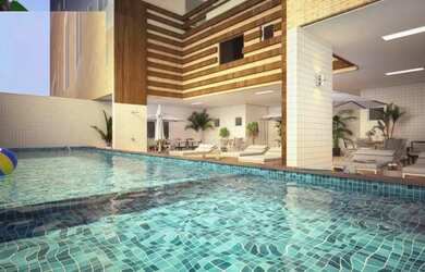 Imagem: O apartamento possui 2 Dormitórios, 1 Banheiro, 1 Vaga na garagem