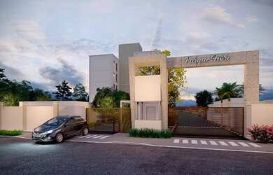 Imagem: O apartamento possui 2 Dormitórios, 1 Banheiro, 1 Vaga na garagem