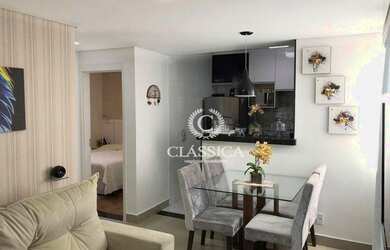 Imagem: O apartamento possui 2 Dormitórios, 1 Banheiro, 1 Vaga na garagem