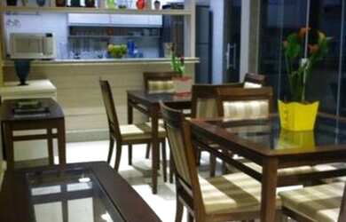 Imagem: O apartamento na cobertura possui 4 Dormitórios, 5 Banheiros