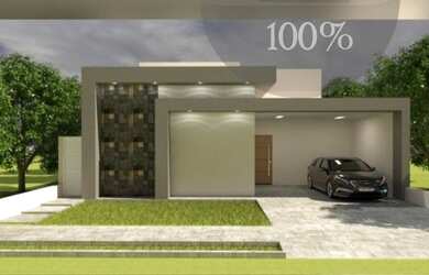 Imagem: A casa em condomínio possui 3 Dormitórios, 2 Banheiros, 1