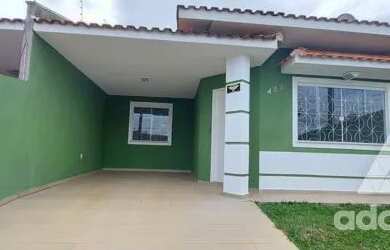 Imagem: A casa possui 3 Dormitórios, 2 Banheiros, 1 Vaga na garagem