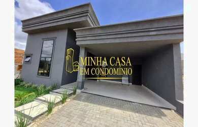 Imagem: A casa em condomínio possui 3 Dormitórios, 4 Banheiros, 2